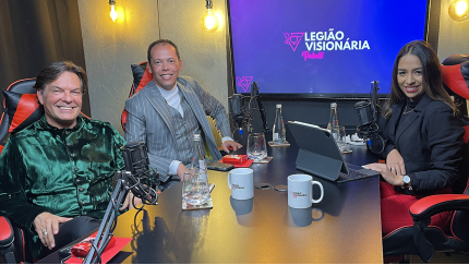Adolfo Turrion e Fabrizio Allur no podcast Legião Visionária nº 42 